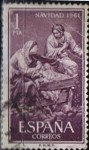 Stamps Spain -  1400  Navidad 1961