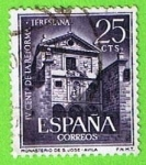Stamps Spain -  1428  Monasterio de San Jose (Avila)
