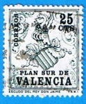 Stamps Spain -  1 Escudo de Valencia
