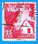 Stamps Spain -  3  Barraca Valenciana