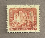 Stamps Hungary -  Castillo de Györ