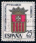 Stamps Spain -  LXXV aniversario de la Coronacion de Ntra Sta de la Merced  (Escudo de la Orden)