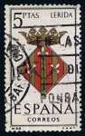 Stamps Spain -  1554  Escudo de Lerida