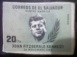 Stamps : America : El_Salvador :  JOHN FITZGERALD KENNEDY