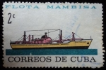 Stamps : America : Cuba :  Flota Mambisa / Motonave Comandante Camilo Cienfuegos