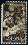 Stamps Spain -  1630  Navidad 1964