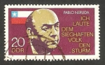 Stamps Germany -  anivº de la muerte del poeta pablo neruda
