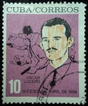 Stamps Cuba -  Sucesos de Abril de 1958 / Oscar Lucero Moya