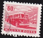 Stamps Hungary -  autobus