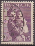 Stamps Denmark -  Dinamarca 1939 Scott B12 Sello Princesa Ingrid y Margarita Sobretasa para la Fundacion Children's Ch