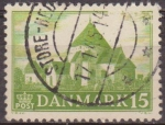 Sellos del Mundo : Europa : Dinamarca : Dinamarca 1944 Scott 291 Sello Arquitectura Eglise Oesterlars º Denmark Danemark 