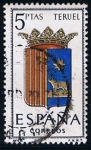 Stamps Spain -  1642  Escudo de Teruel