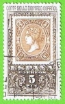 Stamps Spain -  1691  Centenario del primer sello dentado