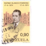 Stamps : America : Venezuela :  Rufino Blanco Fombona