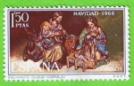 Stamps Spain -  1764  Navidad 1966