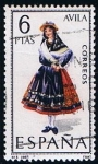 Stamps : Europe : Spain :  1771  Traje Regional de Avila