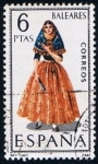 Stamps Spain -  1773  Traje regional Baleares