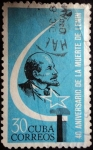 Sellos de America - Cuba -  40º Aniversario de la muerte de Lenin