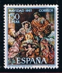 Stamps Spain -  1838  Navidad 1967