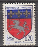 Stamps France -  Heráldica-Saint-lo 