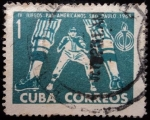 Sellos de America - Cuba -  IV Juegos Panamericanos Sao Paulo 1963