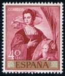 Stamps Spain -  1910  Santa Ines