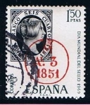 Stamps Spain -  1922  Dia mundial del Sello (Fechador de llegada de madrid)