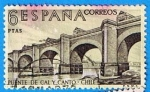 Sellos del Mundo : Europa : Espaa : 1943  Puente de Cal Y canto