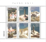 Stamps Spain -  Faros de España