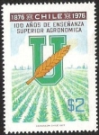 Stamps Chile -  100 AÑOS DE LA ENSEÑANZA SUPERIOR AGRONOMICA