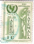 Stamps Guatemala -  Emblema UNICEF y maya