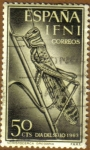 Stamps Spain -  IFNI - Langosta