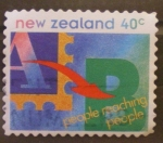 Stamps New Zealand -  people reaching people