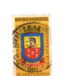 Stamps : America : Venezuela :  Cuatricentenario de San Cristobal