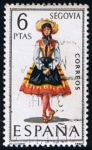Stamps Spain -  1955  Trajes Regionales de segovia