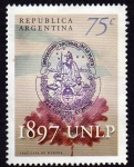 Stamps : America : Argentina :  Universidad Nacional de la Plata