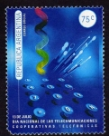 Stamps Argentina -  Dia Nacional de las Telecomunicaciones