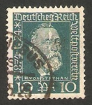 Stamps Germany -  Alemania reich - 359 - doctor henrich von stephan, primer director de correos