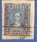 Stamps Guatemala -  Justo Rufino Construccion n1