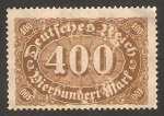 Sellos de Europa - Alemania -  alemania reich - 185 - cifra