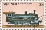 Stamps Vietnam -  150 Años de los Ferrocarriles Alemanes (V)