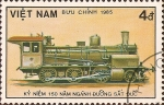 Stamps Vietnam -  150 Años de los Ferrocarriles Alemanes (VI)