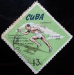 Stamps Cuba -  VII Aniversario Competencia Internacional de Atletismo