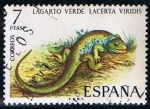 Stamps Spain -  2195  Lagarto Verde