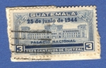 Stamps Guatemala -  Palaacio Nacional n8