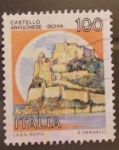 Stamps Italy -  castello aragonese. ischia