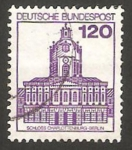 Stamps Germany -  974 - Castillo Charlottenburg en Berlin