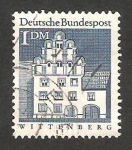 Stamps Germany -  360 - edificio de melanchthon en wittengerg