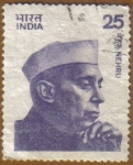 Stamps : Asia : India :  JAWAHALAL NEHRU