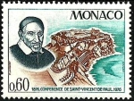 Stamps Monaco -  Monaco 1976 Scott 1067 Sello ** Personajes Conferencia San Vicente de Paul 0,60F Principat de Monaco
